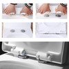 1 Pair Toilet Seat Fixings Universal Toilet Seat Hinge with