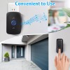 KERUI New Wireless Doorbell Chime Waterproof Plugin Receiver Adjustable Volume