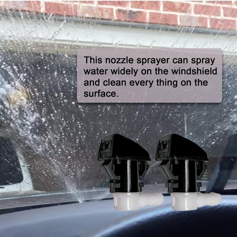 Front Windshield Washer Nozzle Kit fit for 2011-2023 Jeep Grand