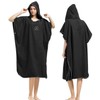 Hiturbo Microfiber Surf Poncho, Wetsuit Changing Bath Robe, Quick Dry
