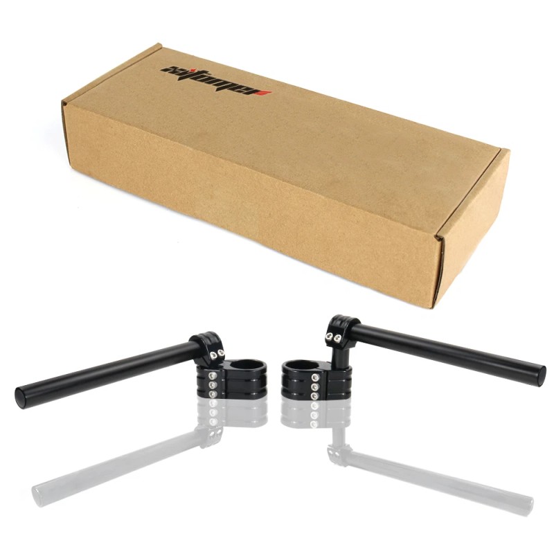 xitomer 53mm Motorcycle Separate Racing MultiClip Clip Ons Adjustable Removal