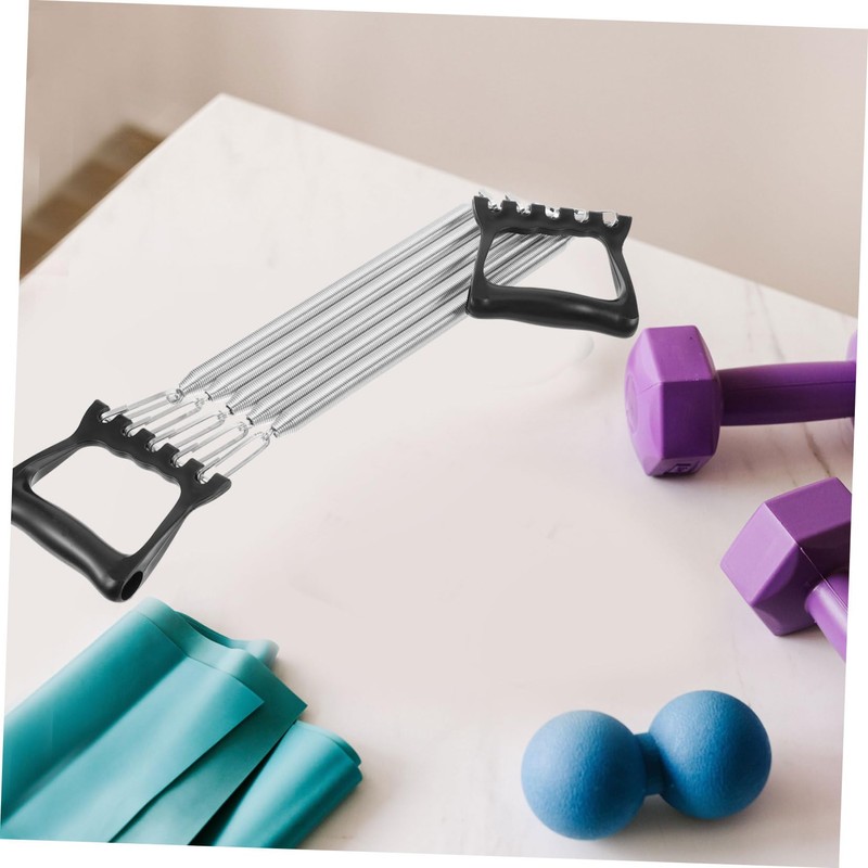 Sosoport Chest Exerciser Chest Workout Equipment Plastic Handle Spring Easy