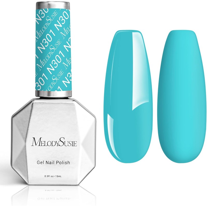 Melodysusie Esmalte de U as en Gel Azul Turquesa Espeso