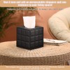 Cube Tissue Box,PU Leather Paper Box,Tissue Box Cover,Square Napkin Rack,Napkin