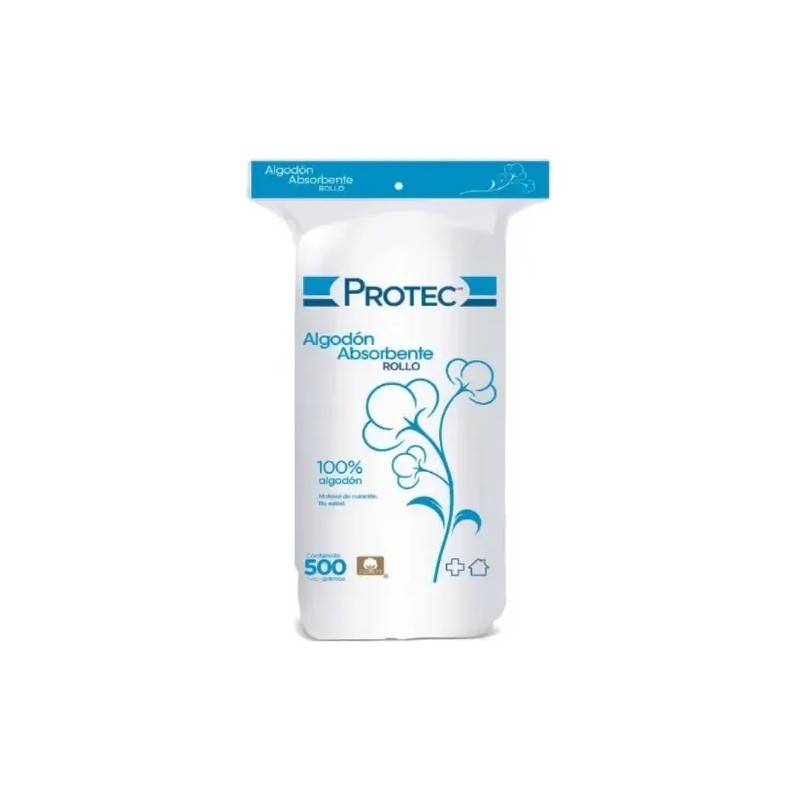 Algodon Absorbente En Rollo Bolsa Con 500gr