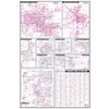 Arizona 5-Digit ZIP Code Map Full-Size Gloss Laminated Wall Map
