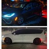iJDMTOY 4pc Set Black-Out Dark Lens Front/Back Full LED Side