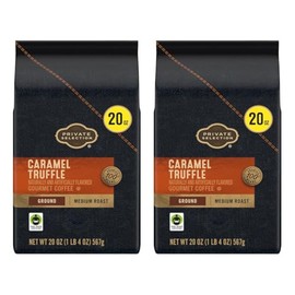 Private Selection Caramel Truffle Medium Roast Ground Coffee 20 oz (Pack of 2)