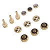 Trumpet Valve Finger Button Metal and Abalone Shell Trumpet Valve