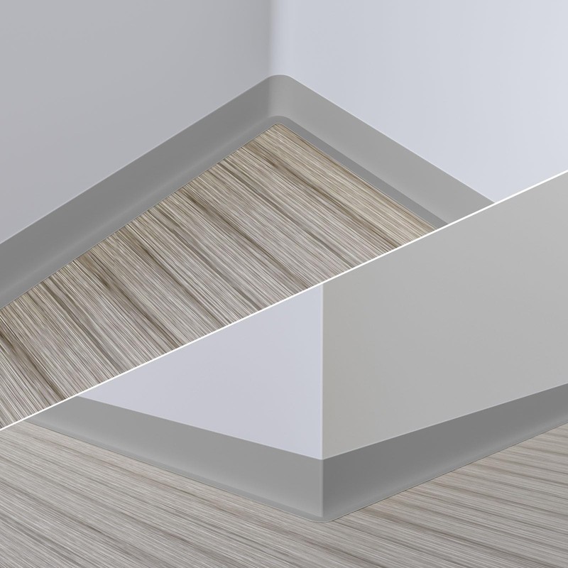 Duzzy Flexible Baseboard Molding Trim, 5 Inch(W) x 20 Feet(L)