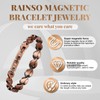 RainSo Women Pure Copper Magnetic Bracelets With 3 Buckle Easy