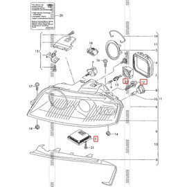 1307329076 for 6 Series X3 xenon lamp ignition module ballast bulb combination