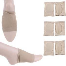 6PCS of Flat Foot Arch Support by Pedimend - Orthotics Massage Flat Feet Pad - Shock Absorb Insole - Relieve from Flat Achy Feet - for Men & Women - Foot Care