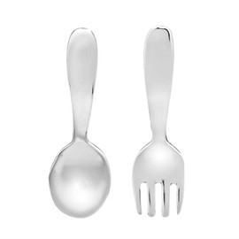 AeraVida Fun & Fashionable Spoon & Fork .925 Sterling Silver Post Earring | Adorable Sterling Silver Stud Earring for women | Trendy Stud Earrings | Gift for Daughter