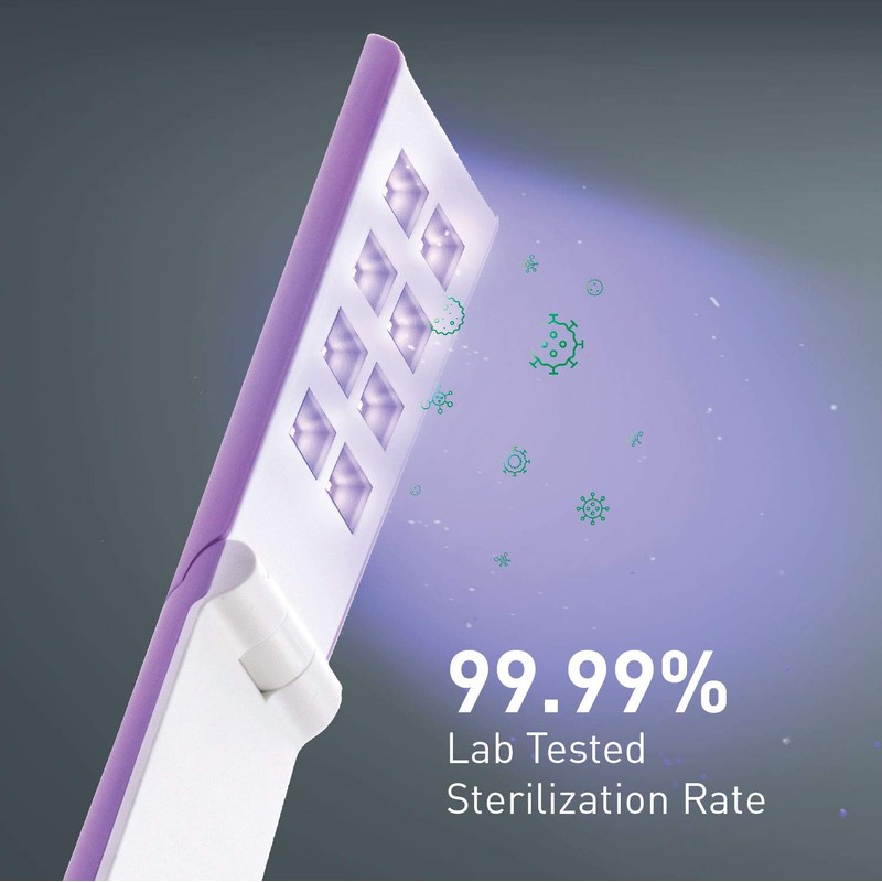 Compass Home UV Light Sanitizer Lamp, Portable Handheld UVC LED