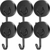 Neosmuk Magnetic Hooks,80lb Heavy Duty Earth Magnets with Swing Hook
