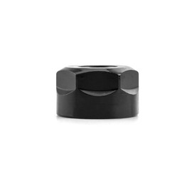 QWORK ER20 A Collet Clamping Nuts for CNC Milling Chuck Holder Lathe, 4 Pack (Black)