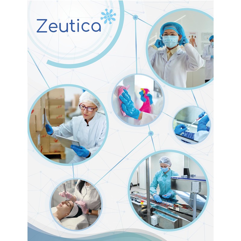ZEUTICA 100 Pzas Cubrebarba de polipropileno Blanco Cubre barbas desechable