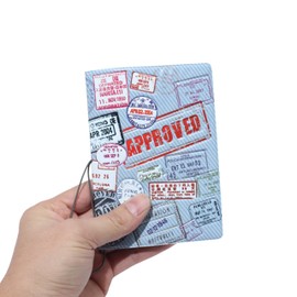 Passport and Card Holder Combo, Cute Travel Lover Passport Book, Compact, Lightweight, Waterproof, Passport Holders For Travel