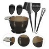 TOVINANNA Hair Coloring Tool Set 5pcs Kit Brush Bowl Cape