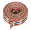 MECCANIXITY 1 Pcs 14 Pin Flat Rainbow Ribbon Cable 6.6