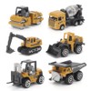 1/64 Mini Alloy Truck Engineering RC Car Toys Model Set