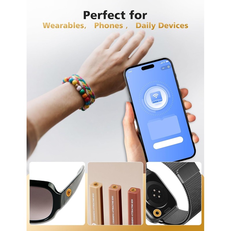 joonnair Pack of 12 10 mm FPC NTAG213 NFC Sticker