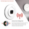 Mebus TinyTime Radio-Controlled Wall Clock without Ticking Noises Diameter 25