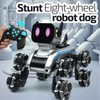 Fancy Fantastic Robot Dog Toy For Kid，Remote Control Stunt Car