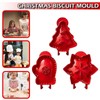 Jeeone Pie Molds Christmas Cookie Cutter Dough Press Mould Hand