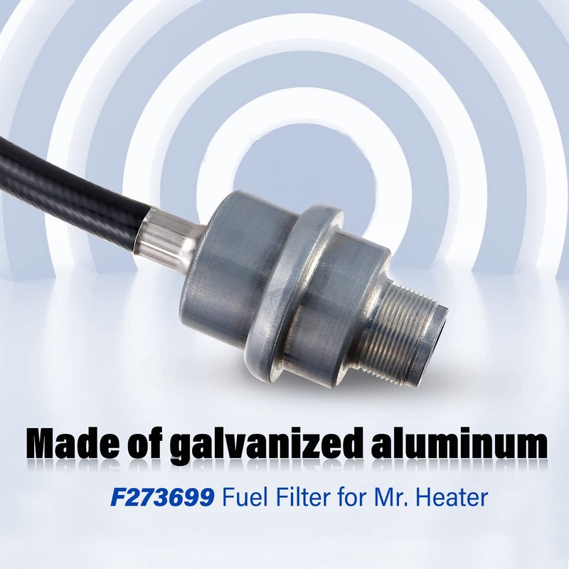 Propane Fuel Filter F273699 with Hose Compatible with Mr heater