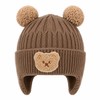 Baby Bear Ear Winter Hat for Kids – Soft Knitted