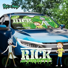 Car Windshield Sun Shade – Foldable Car Sunshade for Front Window, UV & Heat Protection, Keeps Interior Cool, Funny Cartoon Auto Accessory for Cars, Trucks, SUVs