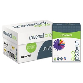Universal One Colored Paper, 20lb, 8-1/2 x 11, Goldenrod, 500 Sheets/Ream