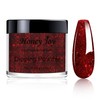 28g/Box Rose Red Wine Shine Glitter Sequins Paillette Dip Powder