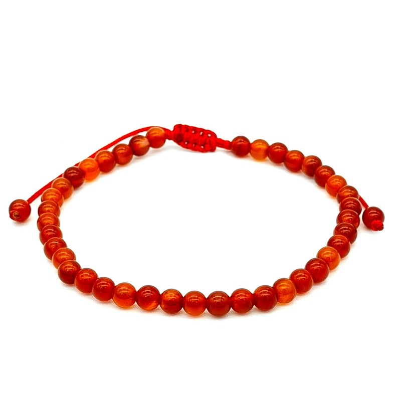 Pulsera Cornalina 100% Natural | Proteccion, Abundancia y Creatividad |