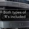 Advanced Trims ALUMINIUM FRONT GRILLE LETTERS FOR ROUSH 2015-2019 NOT