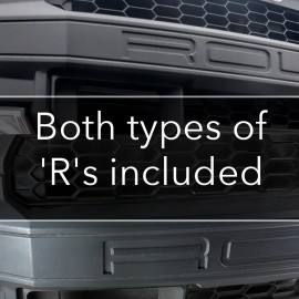 Advanced Trims ALUMINIUM FRONT GRILLE LETTERS FOR ROUSH 2015-2019 NOT DECALS