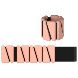 ADOSSY Wrist Weights Ankle Weights 0.5 lbs Set of 2 for Muscle Training, Dieting, Home Training, Yoga, Walking, Housework, Fitness, Weight Adjustment, Wrist Ankle Weights (Pink)