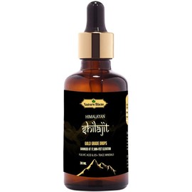 Nature Blaze Pure Organic Himalayan Shilajit Drops for Men & women (1.0 Oz / 30Ml)