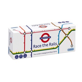 Race the Rails! TfL Card Game | Hop the Tube in a race against Family & Friends | Based on the London Underground for Christmas & Birthdays| Ages 8+, 2-8 Players