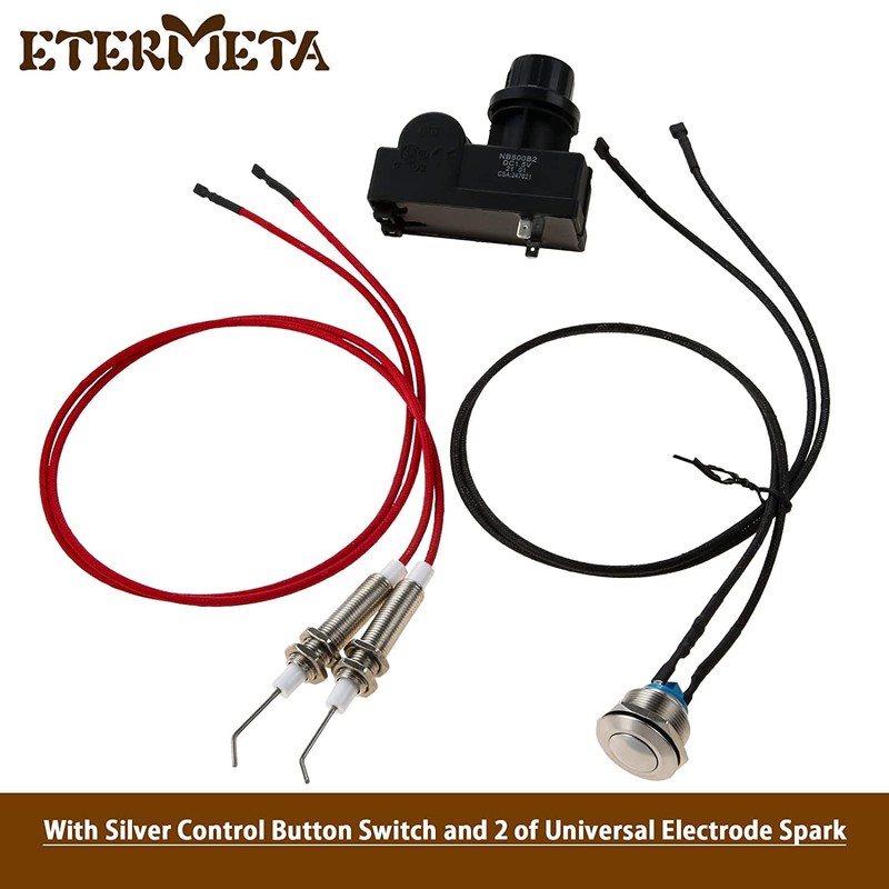 Grill Igniter, Spirit Ignitor Replacement, Push Button Control Switch Ignition