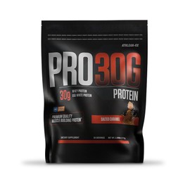 ATHLEAN-X PRO-30G, Premium Whey Protein Isolate Powder, Chocolate Salted Caramel, Gluten-Free, Low Sugar, 30g of High Protein Powder for Muscle Recovery & Growth