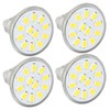 4pcs/set MR11 LED Spot Light Bulb with Dual Needle Base