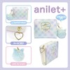 anilet + Mini Wallet, Bifold Gradient, Cat Pom Pom, L-Shaped