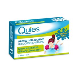 QUIES - Protección auditiva de silicona para niños - Caja de 3 pares