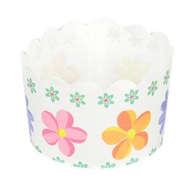 Pearl Metal D-2679 Paper Muffin Cups, Flower, 12 Pieces, Outer Diameter 2.8 x Height 2.0 inches (70 x 50 mm)