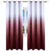 KEQIAOSUOCAI Ombre Bedroom Curtain Panels 84 Inches Long Microfiber Soft