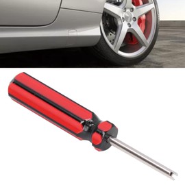 Cerlingwee Ventilschaftkern-Entferner, 5 Stück, Einzelkopf-Ventilkern-Entferner, Stahl-Auto-LKW-Schraubendreher, Ersatz für Motorräder, Autos, LKWs, Fahrräder,