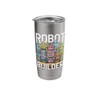 Robot Builder Robotics Engineer Funny Robot Engineering Kids Stainless Steel